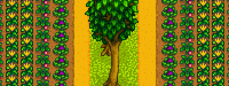 trees and crops